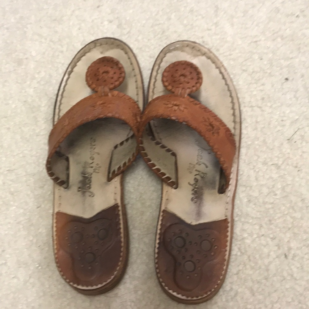 Tan jack roger sandals